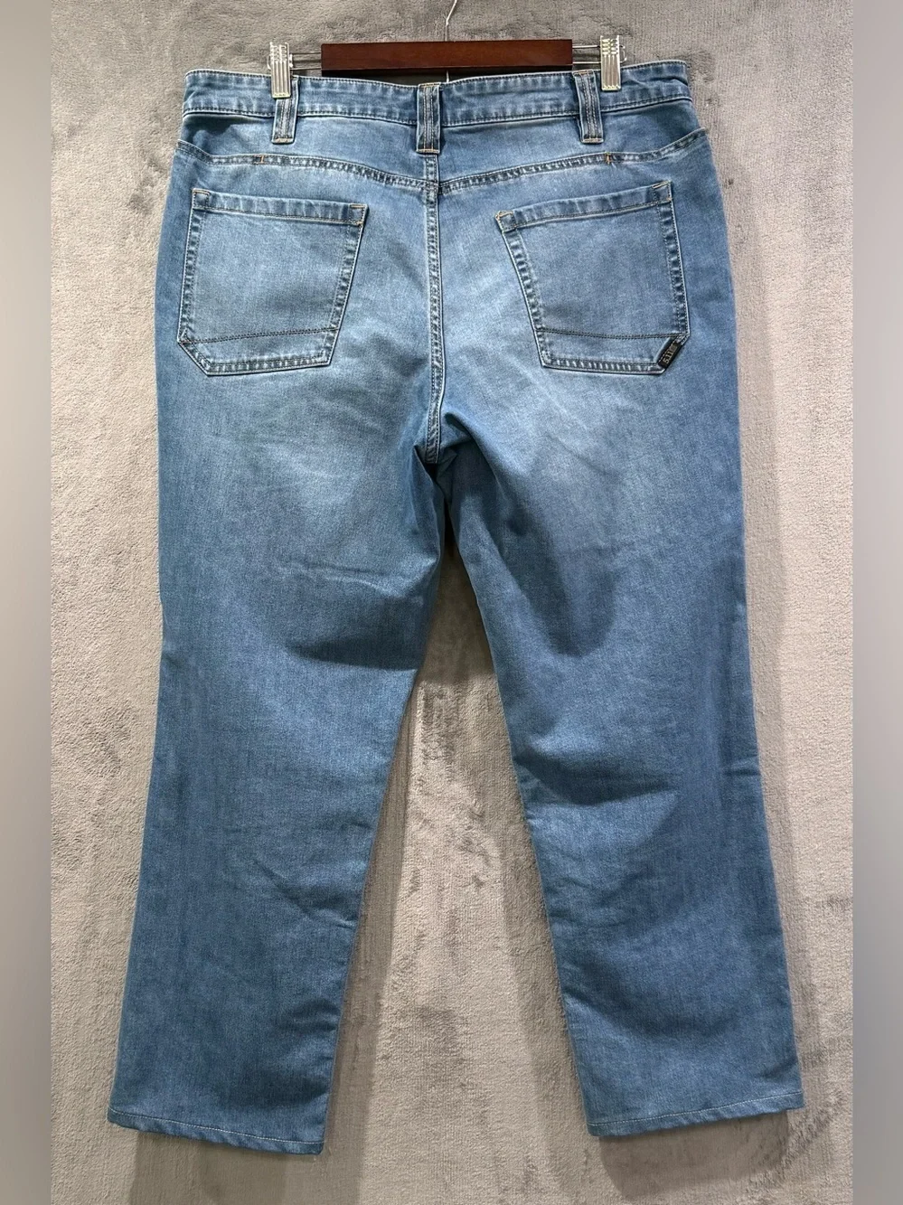 5.11 Tactical Jeans Mens 36 Defender Flex Regular‎ Blue Denim Hemmed Inseam